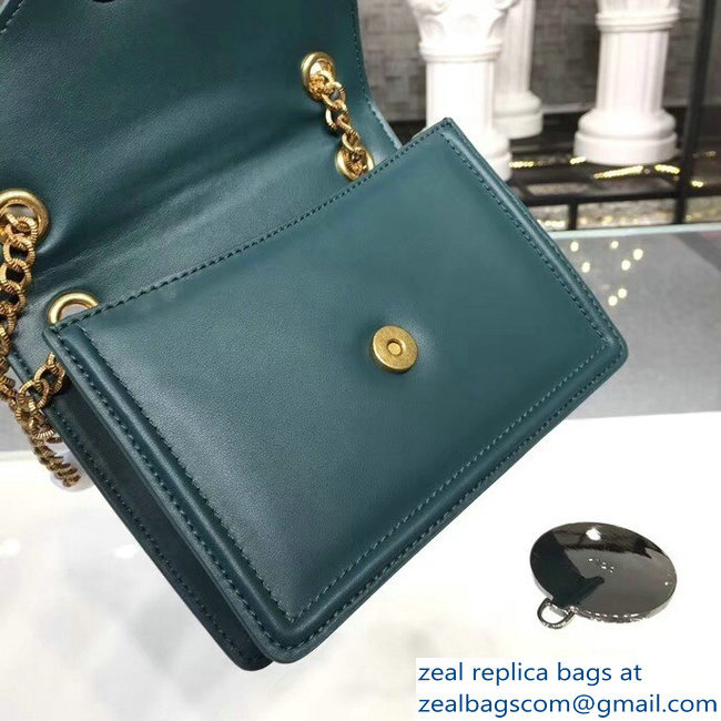 Dolce  &  Gabbana Medium Devotion Shoulder Bag Green 2018